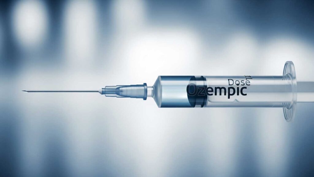 Close-up of an Ozempic injection, showcasing one of the medical weight loss treatments available at The Adapt Lab.