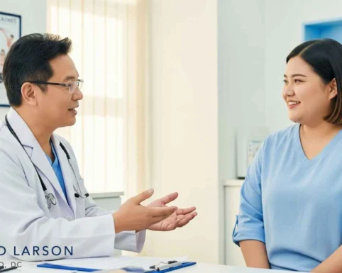 A doctor consulting with a patient, highlighting the personalized care approach in GLP-1 weight loss programs in Solana Beach.