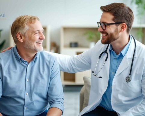 A naturopathic doctor provides personalized care to a patient.